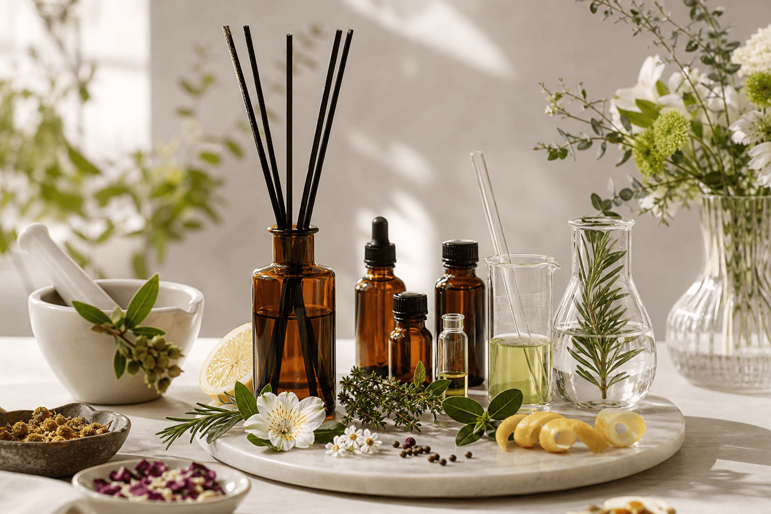 Aroma and fragrance division visual